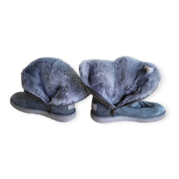 UGG Abree Short II Women’s Charcoal Sheepskin Winter Boots — Size 7 (EUC) - Picture 13 of 14